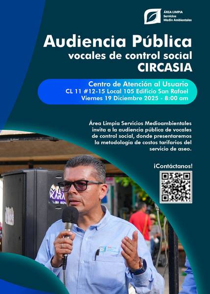 Invitación audiencia pública — Circasia